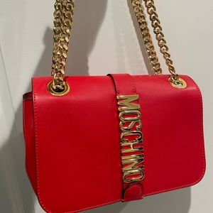 New Moschino Crossbody Leather Bag